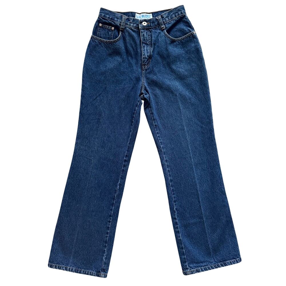 VTG L.A.‎ BLUES Jeans Women's Sz 6 Blue Cotton High Rise Straight Vintage Retro